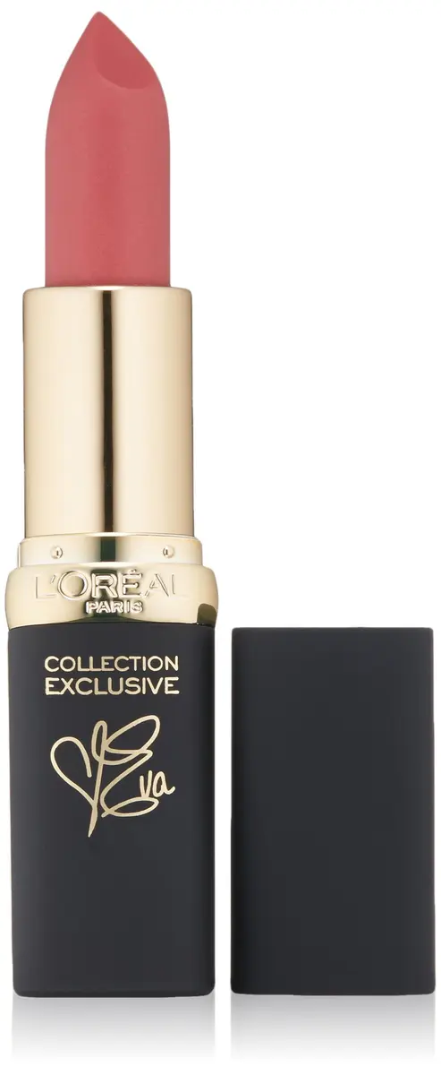 L'Oreal Paris Colour Riche Matte Lipcolour, Eva's Pink 0.13 oz (3.68 g) | Creamy Matte Hydration - main product image