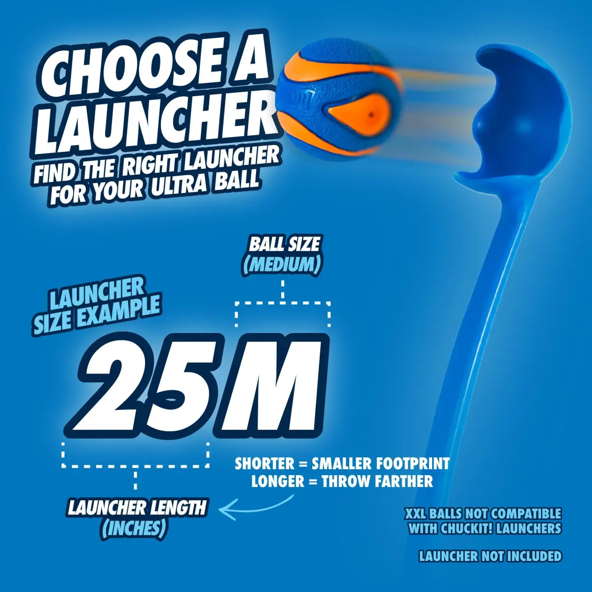 Chuckit! Ultra Squeaker Balls for Dogs, Pack of 2, Medium 6.4cm (2.5") | Durable Rubber Fetch & Water Toys - view 6