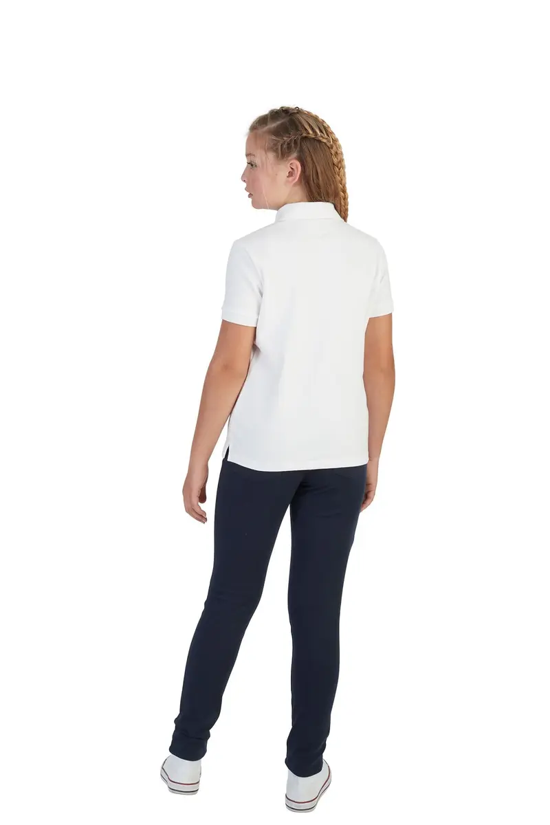French Toast Girls' Picot Collar Polo Short Sleeve Shirt 14-16 | Soft Cotton Blend, School-Ready Fit - view 6