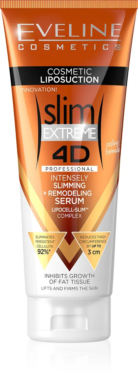 Eveline Slim Extreme 4D Body Serum 250ml (8.80 Fl Oz) | Firms & Lifts Skin - main product image