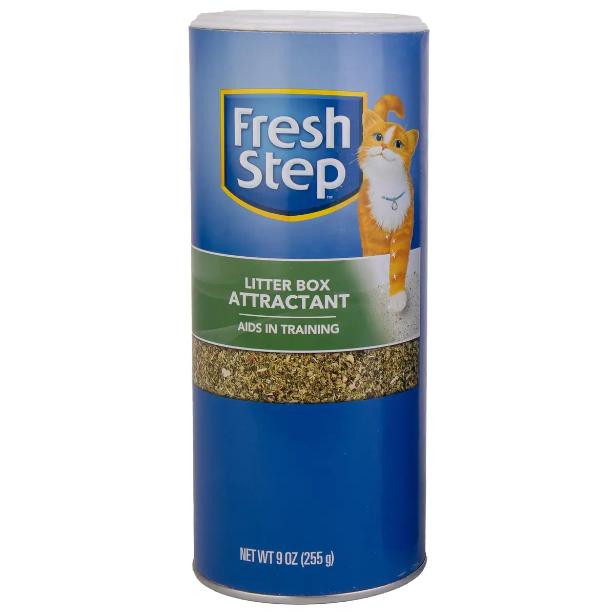 Fresh Step Cat Litter Box Training Attractant Powder 9 Oz (255g) | Herbal Scent for Kittens & Cats - main product image
