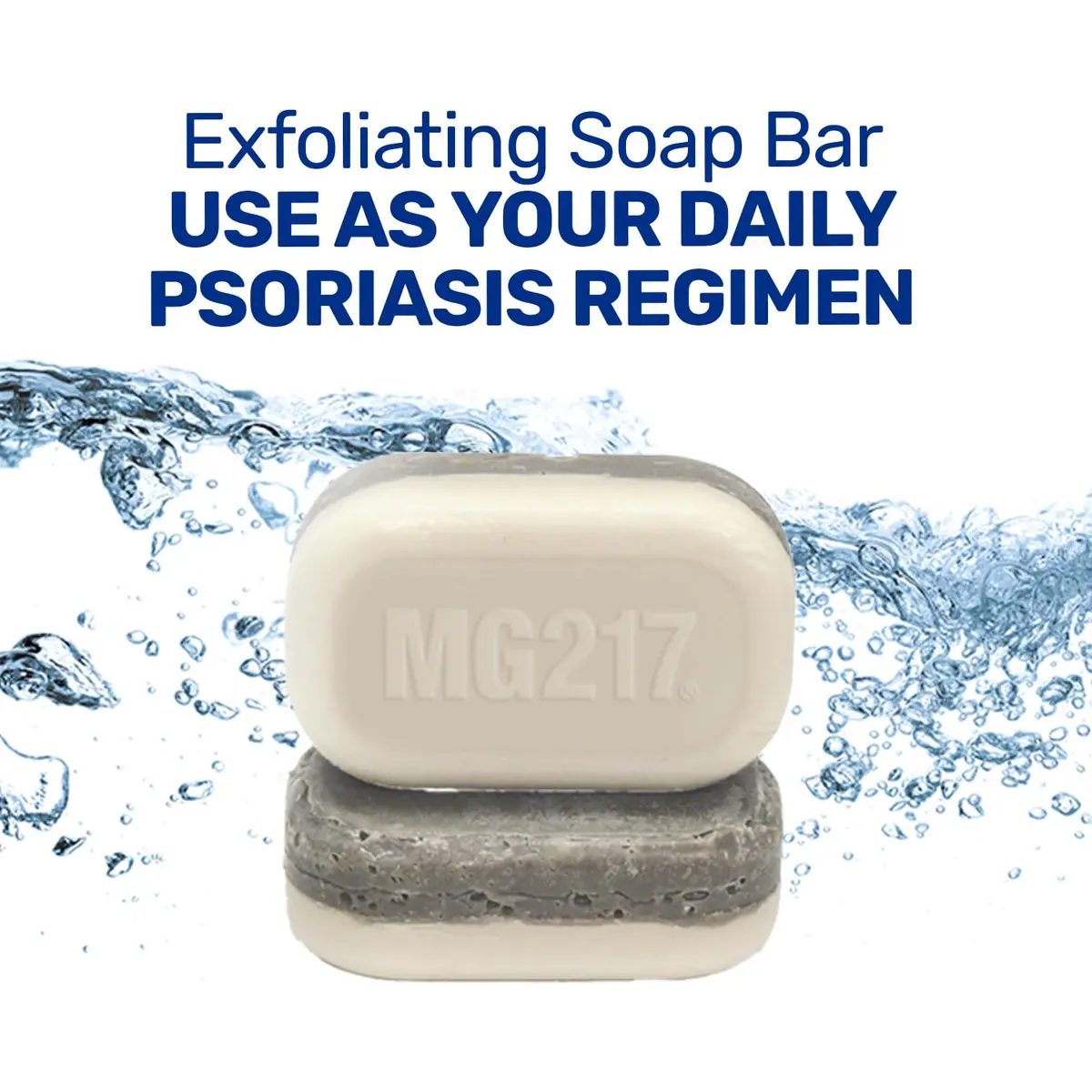 MG217 Psoriasis Dead Sea Exfoliating Bar Soap 3.2oz | Dead Sea Salt, Mud & Aloe for Psoriasis - view 5