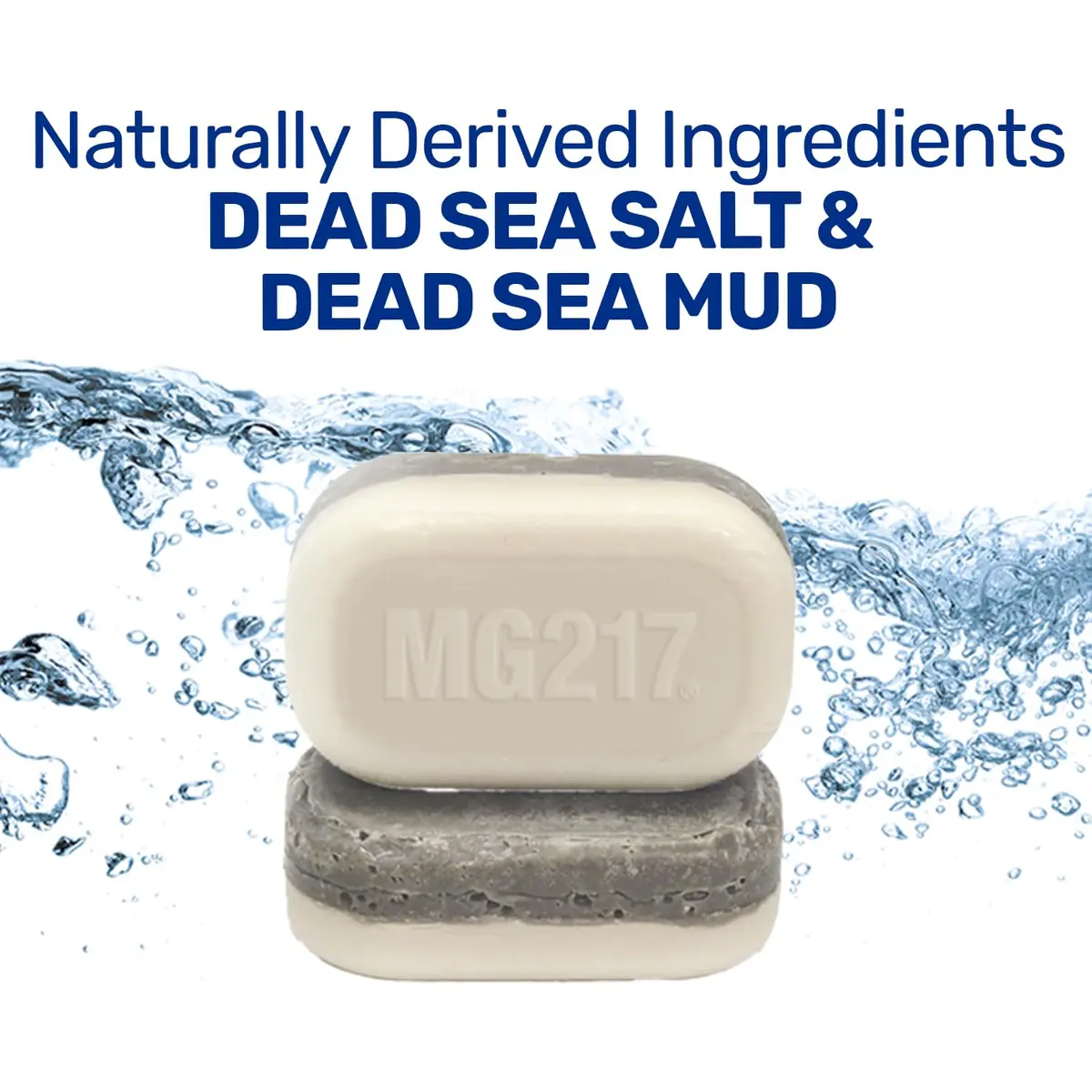 MG217 Psoriasis Dead Sea Exfoliating Bar Soap 3.2oz | Dead Sea Salt, Mud & Aloe for Psoriasis - view 3