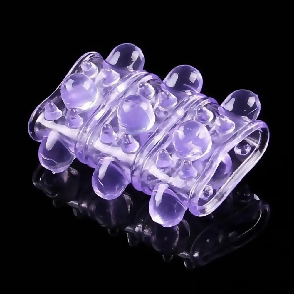 Akstore Purple 3 pcs Fetish Anal Butt Plug | Steel Jewel Design for Intimate Pleasure - view 6