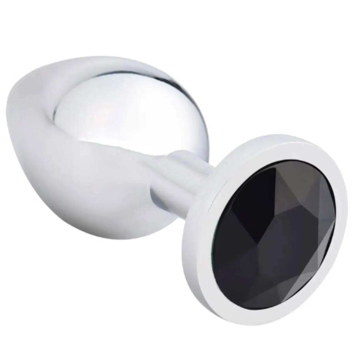 Akstore 3 Pcs Luxury Jewelry Design Fetish Anal Butt Plug Black | Metal, Discreet & Safe for Beginners - view 4