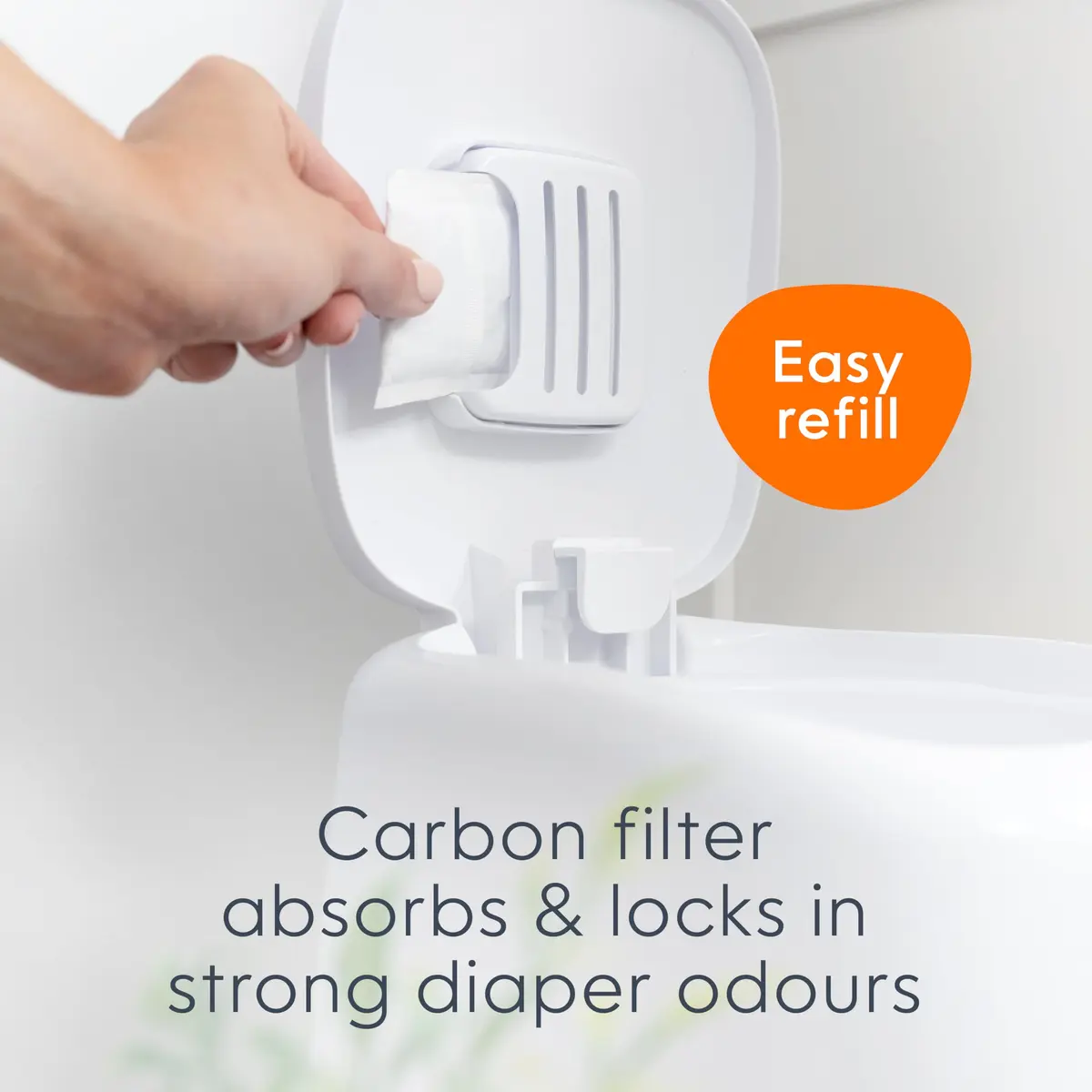 Diaper Genie Carbon Filters 4-Pack | Odour Control for Diaper Pails - view 3