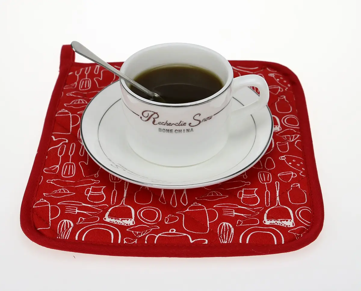 Lifaith Cotton Pot Holder Set 8x8-Inch | Heat Resistant Kitchen Accessory - view 2