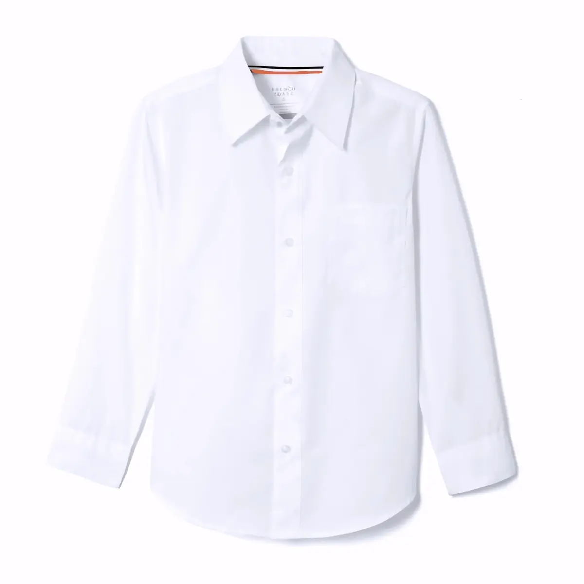 French Toast Boys' Expandable Collar Button Down Dress Shirt White 20 (51cm / 20in) | Wrinkle No More Fabric - main product image