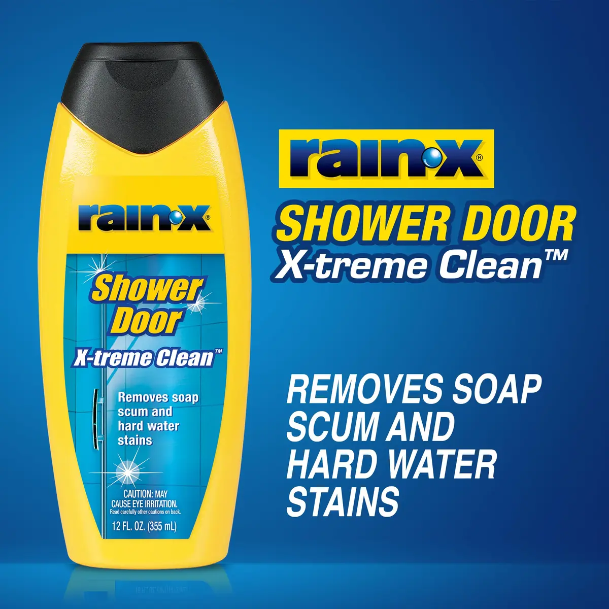 Rain-X Shower Door Cleaner 12 Fl Oz | Removes Soap Scum & Hard Water Stains - view 2