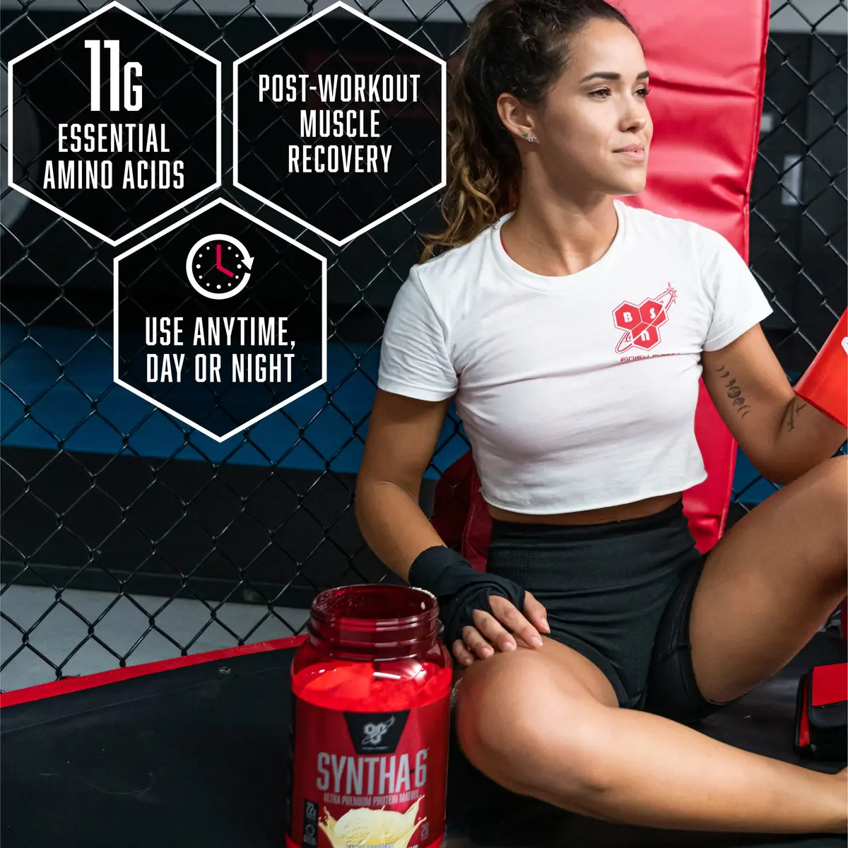 BSN Syntha-6 Edge Protein Powder Chocolate Milkshake 1.9 kg (4.23 lb) | 24g Protein Matrix for Muscle Recovery - view 6