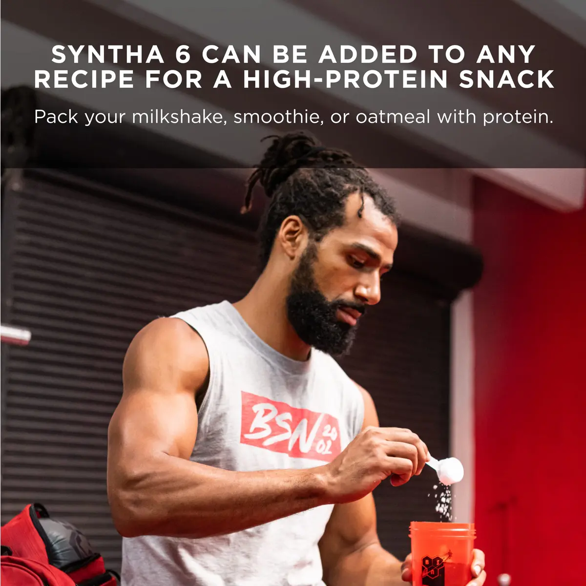 BSN Syntha-6 Edge Protein Powder Chocolate Milkshake 1.9 kg (4.23 lb) | 24g Protein Matrix for Muscle Recovery - view 7
