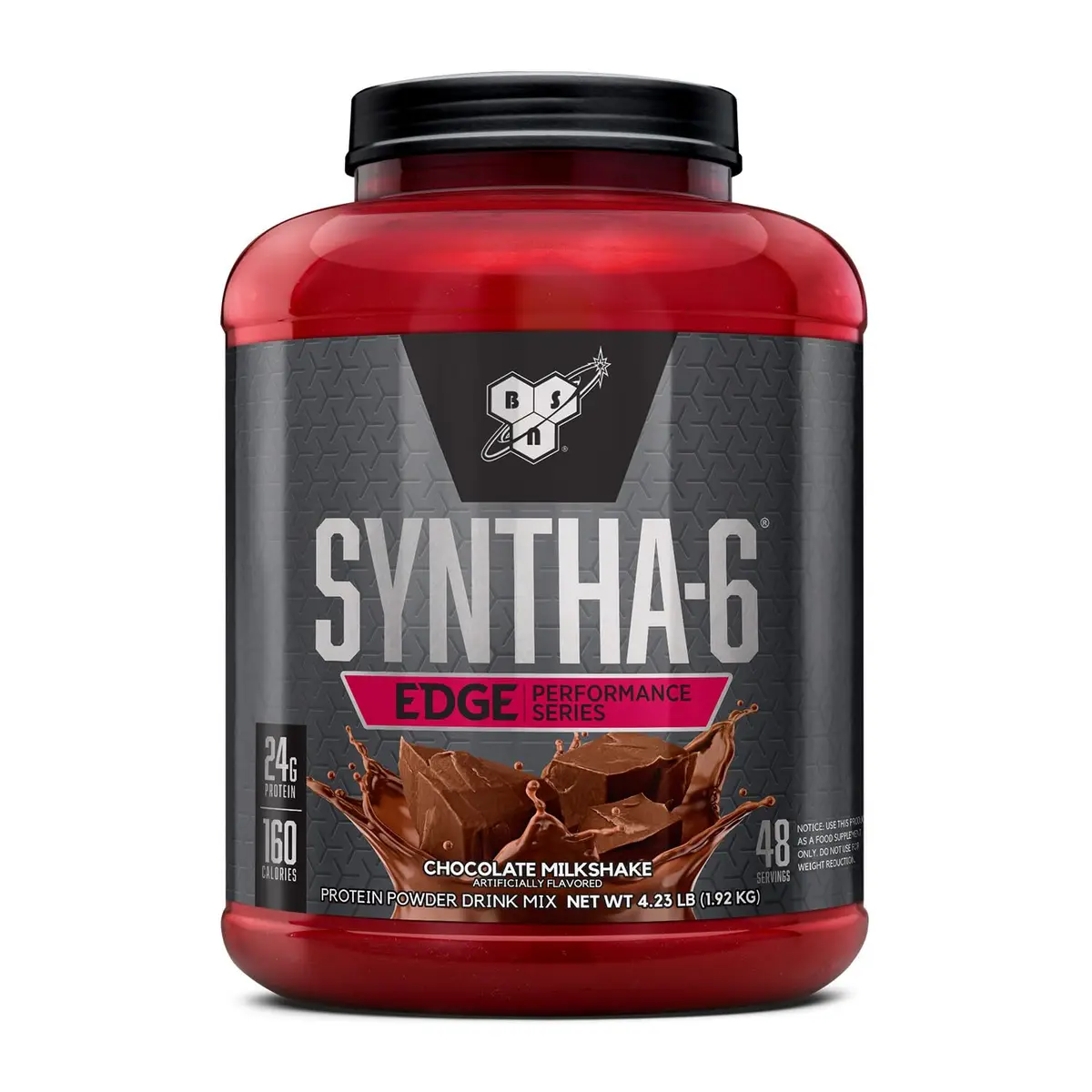 BSN Syntha-6 Edge Protein Powder Chocolate Milkshake 1.9 kg (4.23 lb) | 24g Protein Matrix for Muscle Recovery - view 4