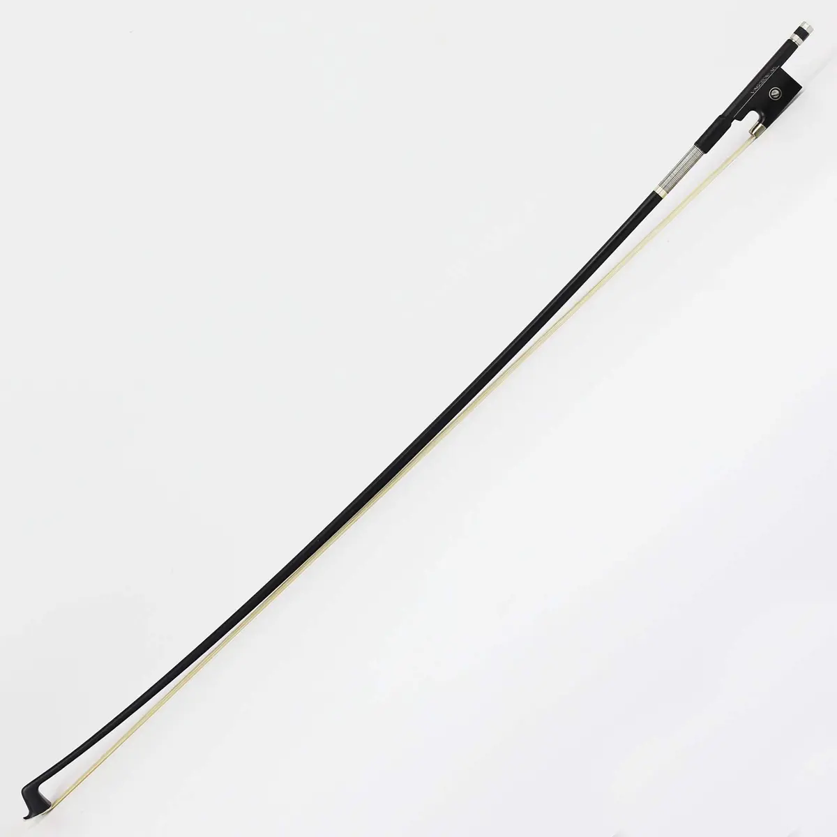 VINGOBOW 1/8 Size Carbon Fiber Violin Bow with Mongolian Horsehair | Straight Stick, Balanced Tone, 52cm (20.5in) - view 6