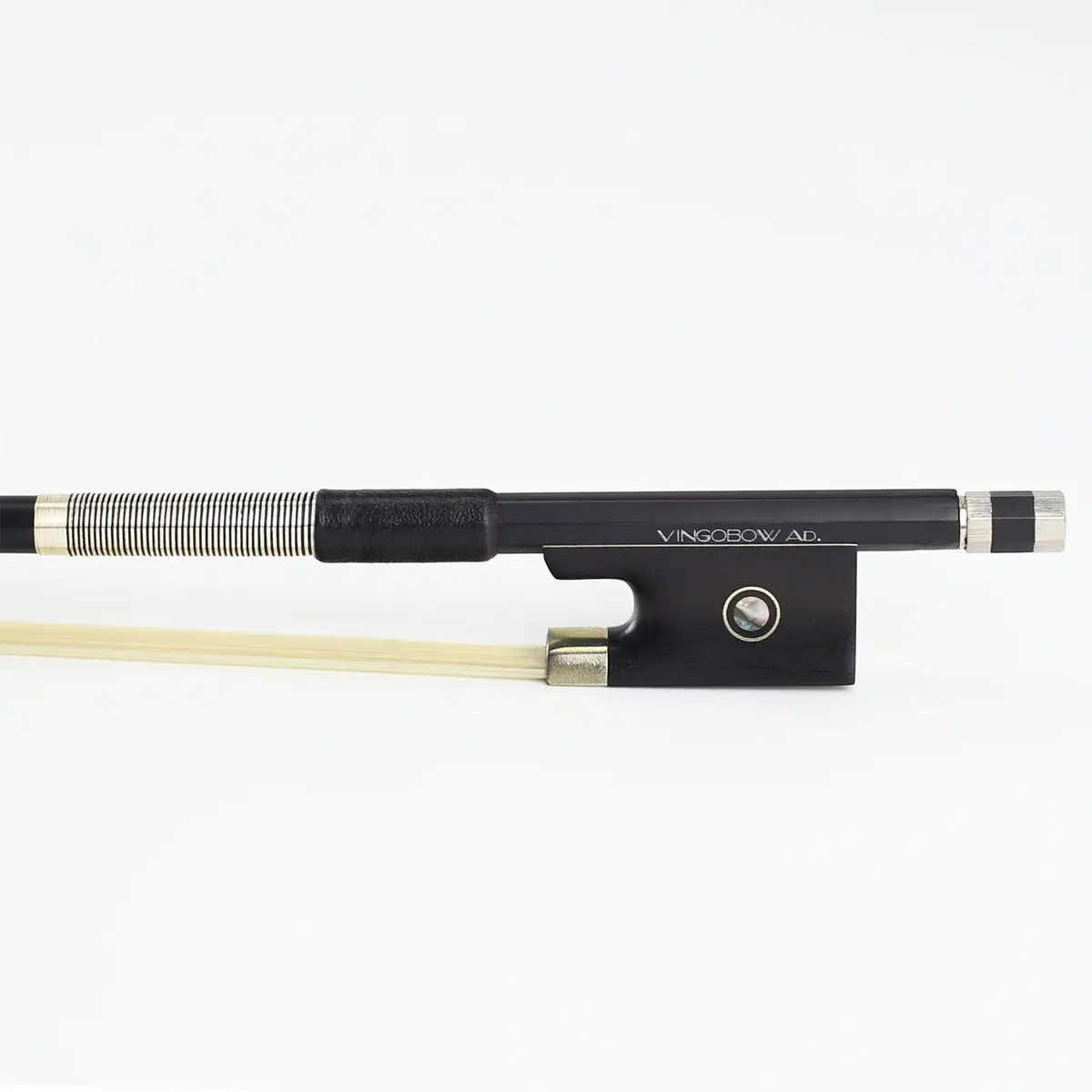 VINGOBOW 1/8 Size Carbon Fiber Violin Bow with Mongolian Horsehair | Straight Stick, Balanced Tone, 52cm (20.5in) - view 2