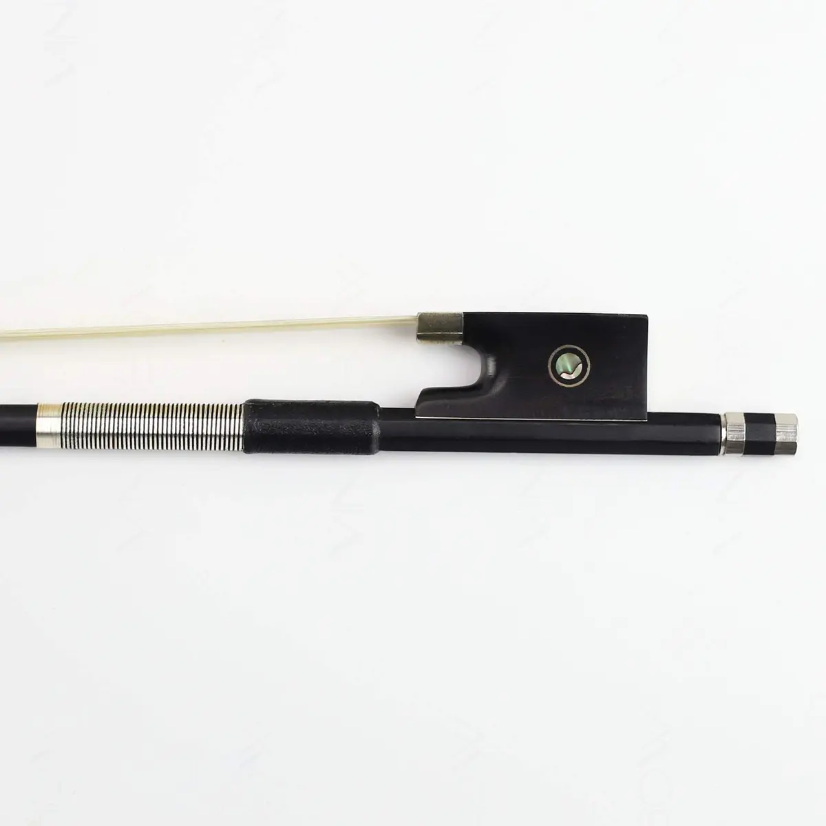 VINGOBOW 1/8 Size Carbon Fiber Violin Bow with Mongolian Horsehair | Straight Stick, Balanced Tone, 52cm (20.5in) - view 3