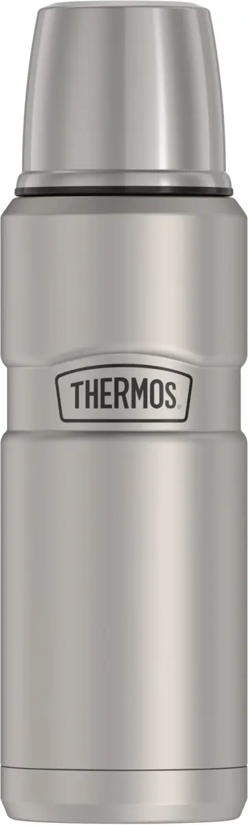 THERMOS Stainless King Compact Bottle 591ml (16 Ounce) | Keeps Drinks Hot 18 Hrs, Cold 24 Hrs - main product image