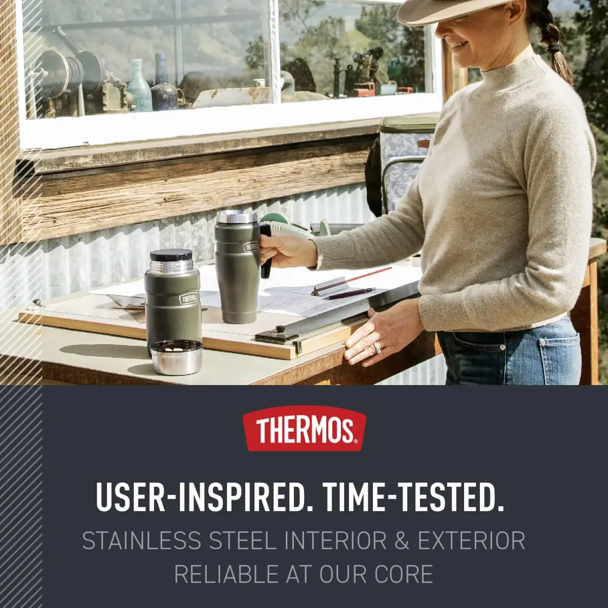 THERMOS Stainless King Vacuum-Insulated Travel Mug with Handle - 16oz (473ml) | Keeps Drinks Hot for 7 Hours, Cold for 18 Hours - view 5