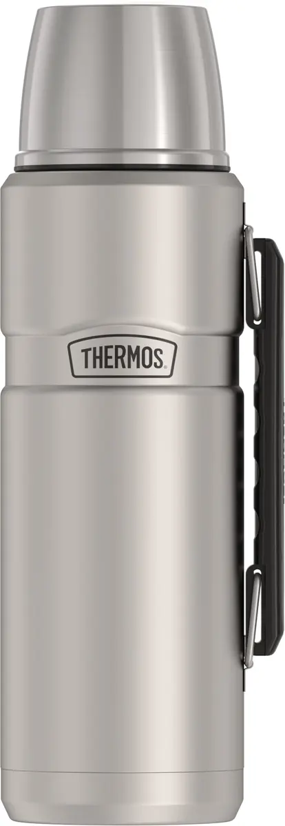 THERMOS Stainless King 40oz Beverage Bottle | 1.18 L (40 fl oz) Vacuum Insulated Steel Flask - main product image