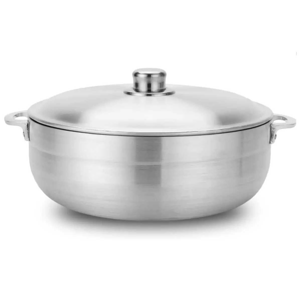 Alpine Cuisine 3.5-Quart Nonstick Aluminum Caldero Pot with Lid | Easy Clean & Durable Cookware - main product image