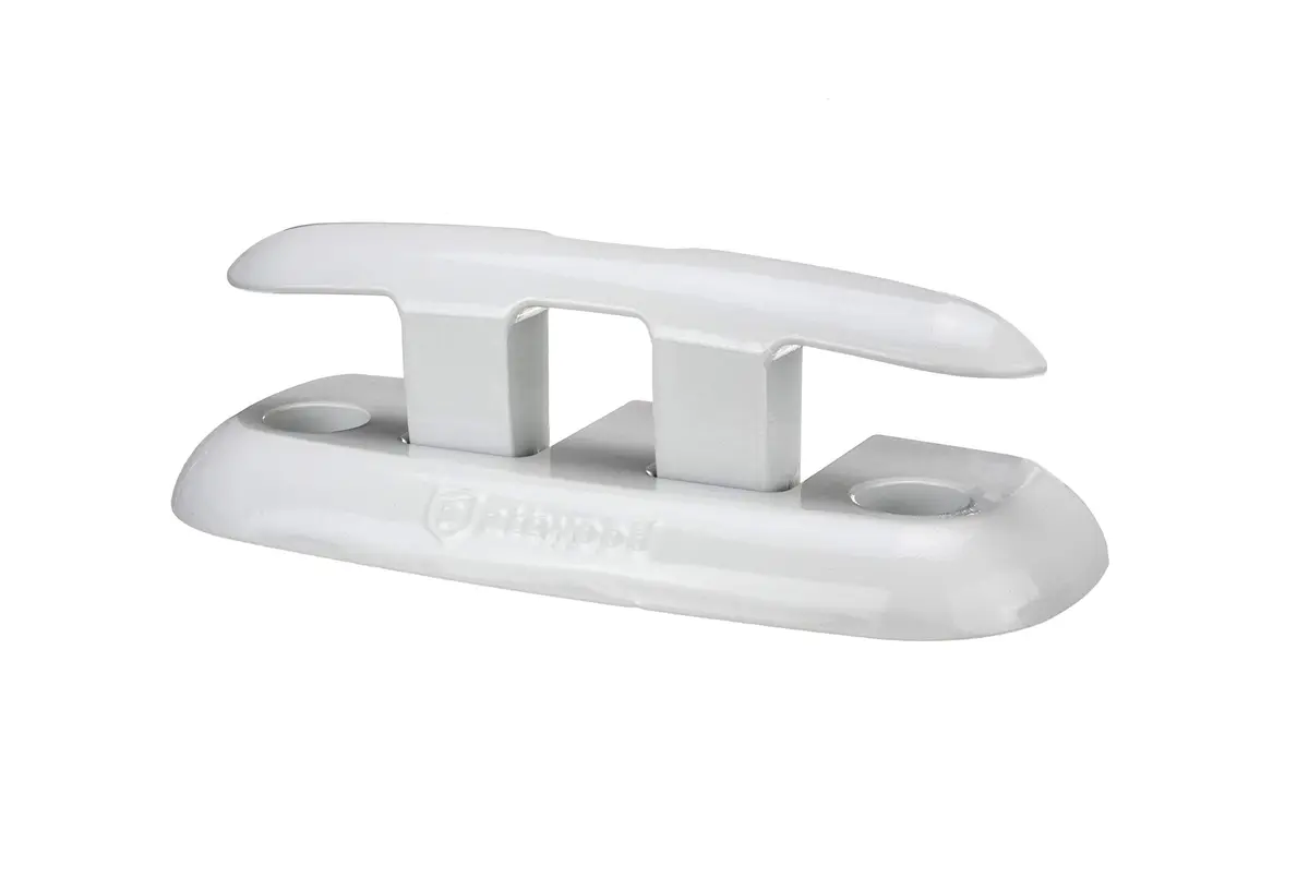 attwood 8-inch Fold-Down Dock Cleat White Marine-Grade Aluminum | Secure & Corrosion-Resistant (70-120 chars) - view 3