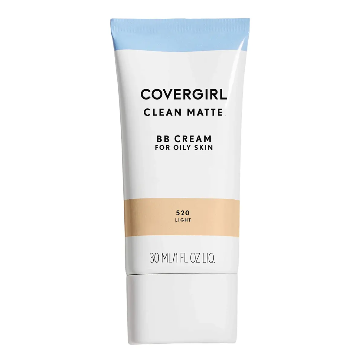 COVERGIRL Clean Matte BB Cream Light - 520 29.57ml (1 Fl Oz) | Oil-Free Matte Finish for Sensitive Skin - main product image