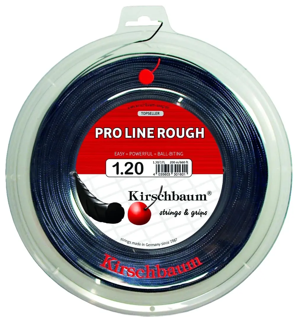 Kirschbaum Reel Pro Line Rough 1.20 mm (18G) 660ft | High Spin Polyester Tennis String - main product image