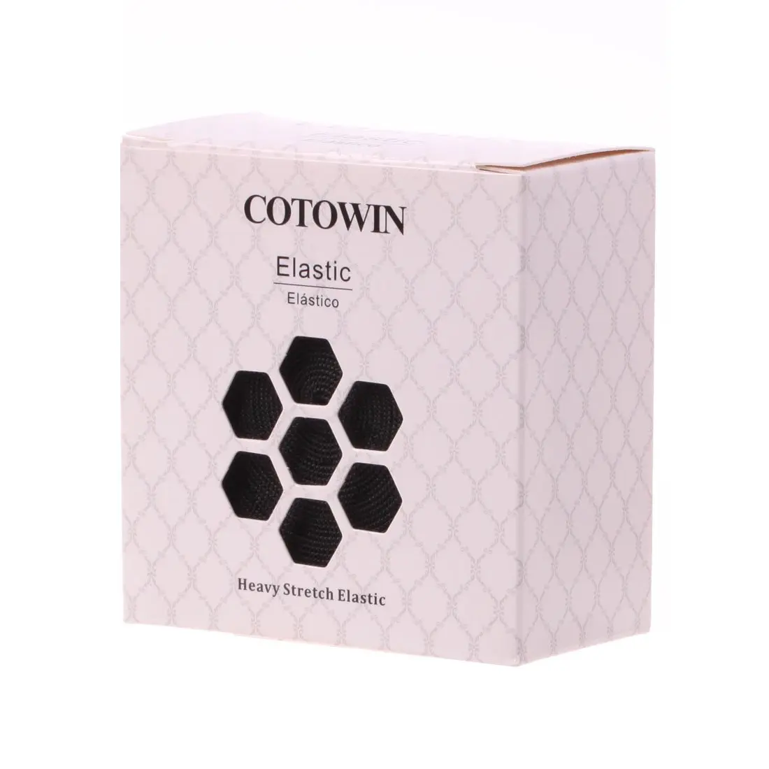 COTOWIN 1.5-inch Black Plush Elastic | Soft Comfortable Sewing Elastic for Waistbands - view 2
