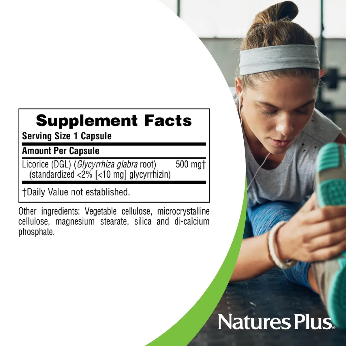 NaturesPlus Herbal Actives Licorice (DGL) 500 mg | Supports Digestion & Well-Being | Vegetarian, Gluten Free - view 5