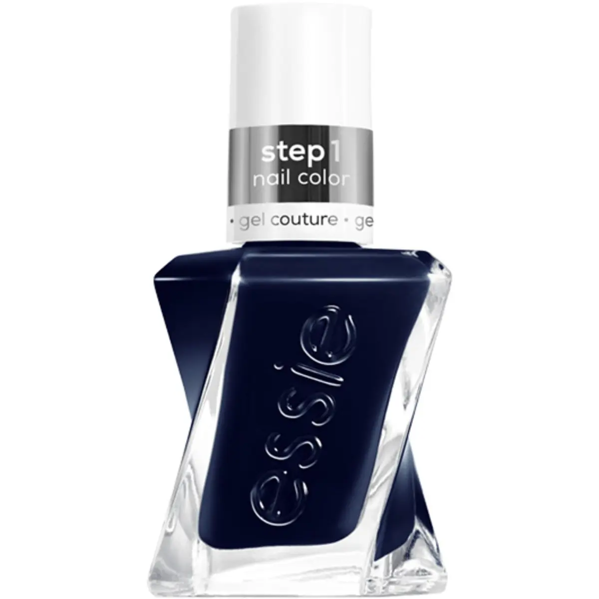 Essie Gel Couture Long-Lasting Nail Polish Navy Blue 0.46 fl oz | 15 Days Chip-Resistant, No UV Needed - main product image