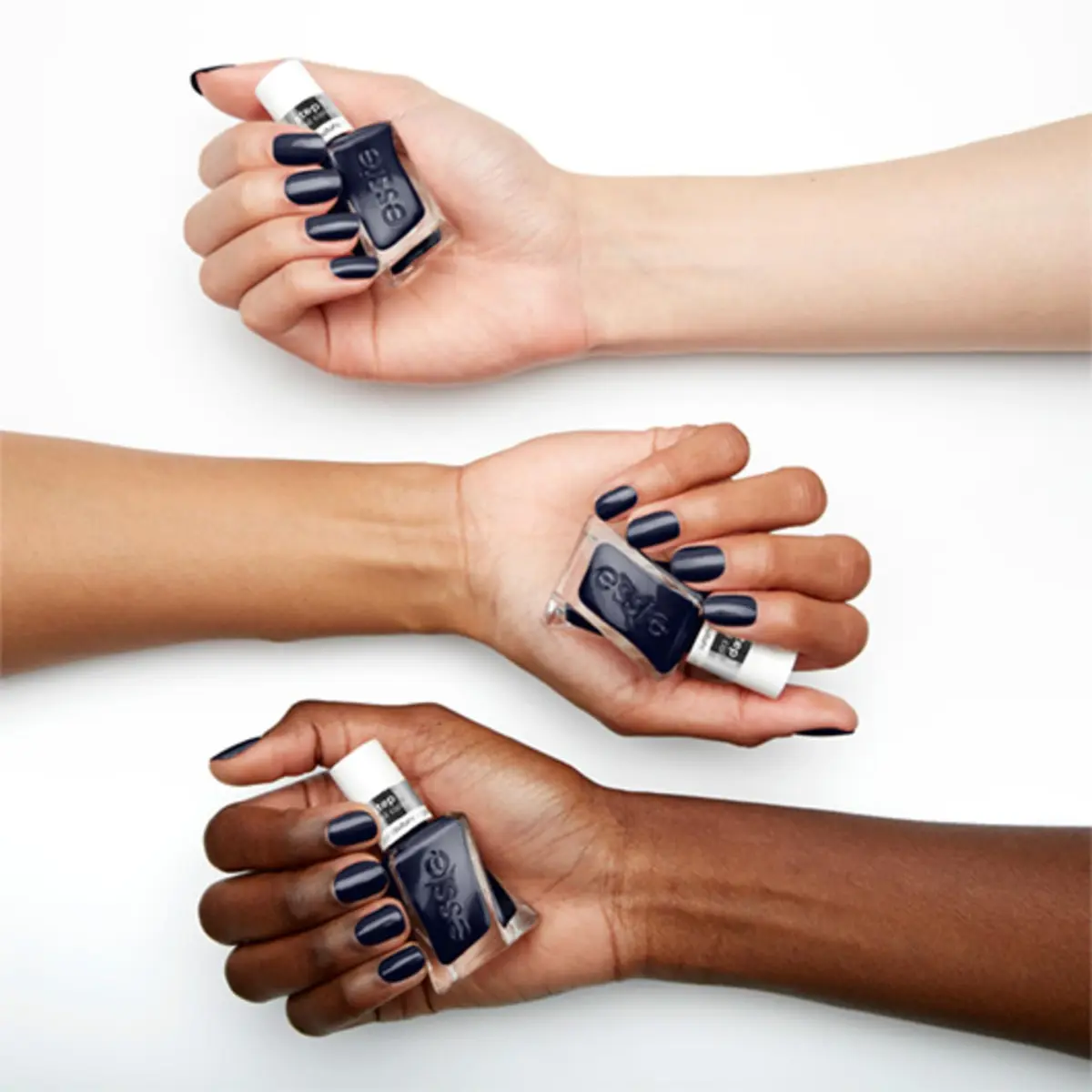 Essie Gel Couture Long-Lasting Nail Polish Navy Blue 0.46 fl oz | 15 Days Chip-Resistant, No UV Needed - view 3