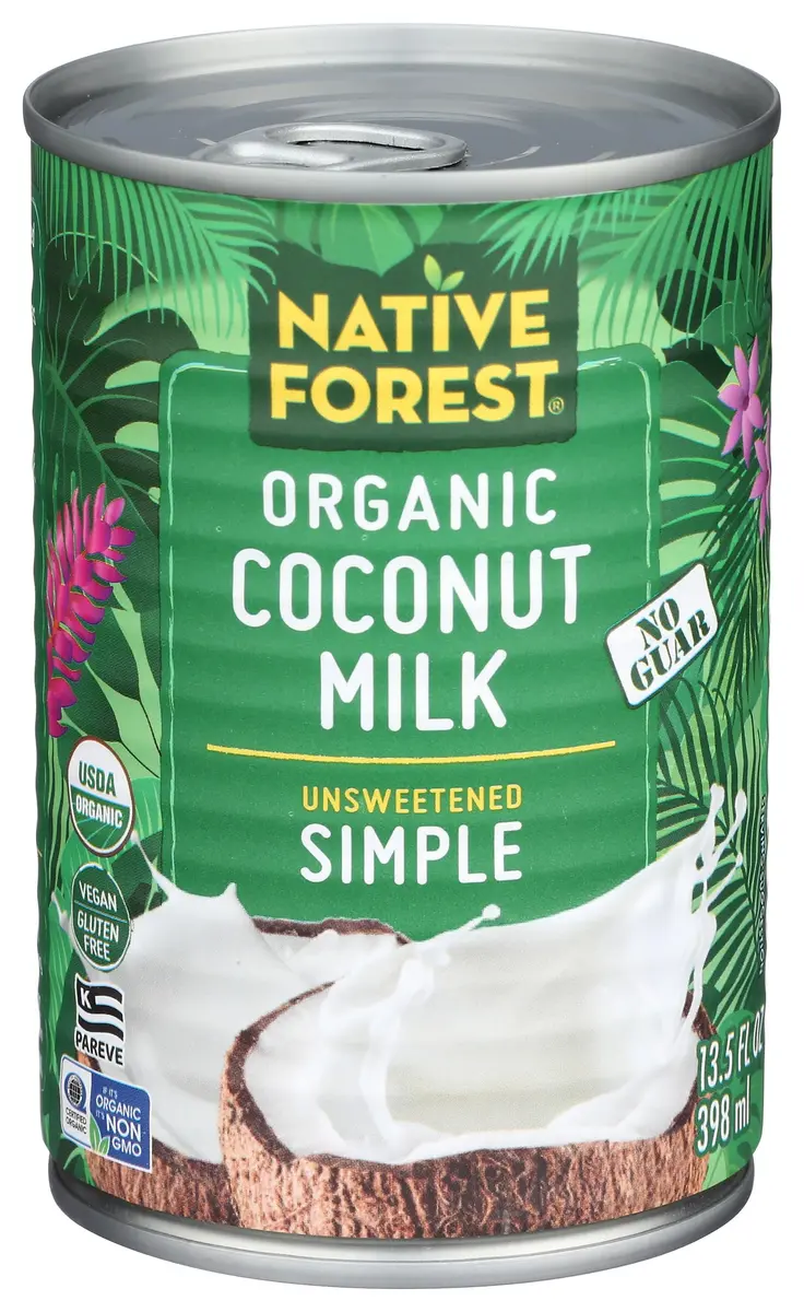 Native Forest Organic Coconut Milk Unsweetened - 13.5 Fl Oz | Vegan, Gluten-Free, Non-GMO - main product image