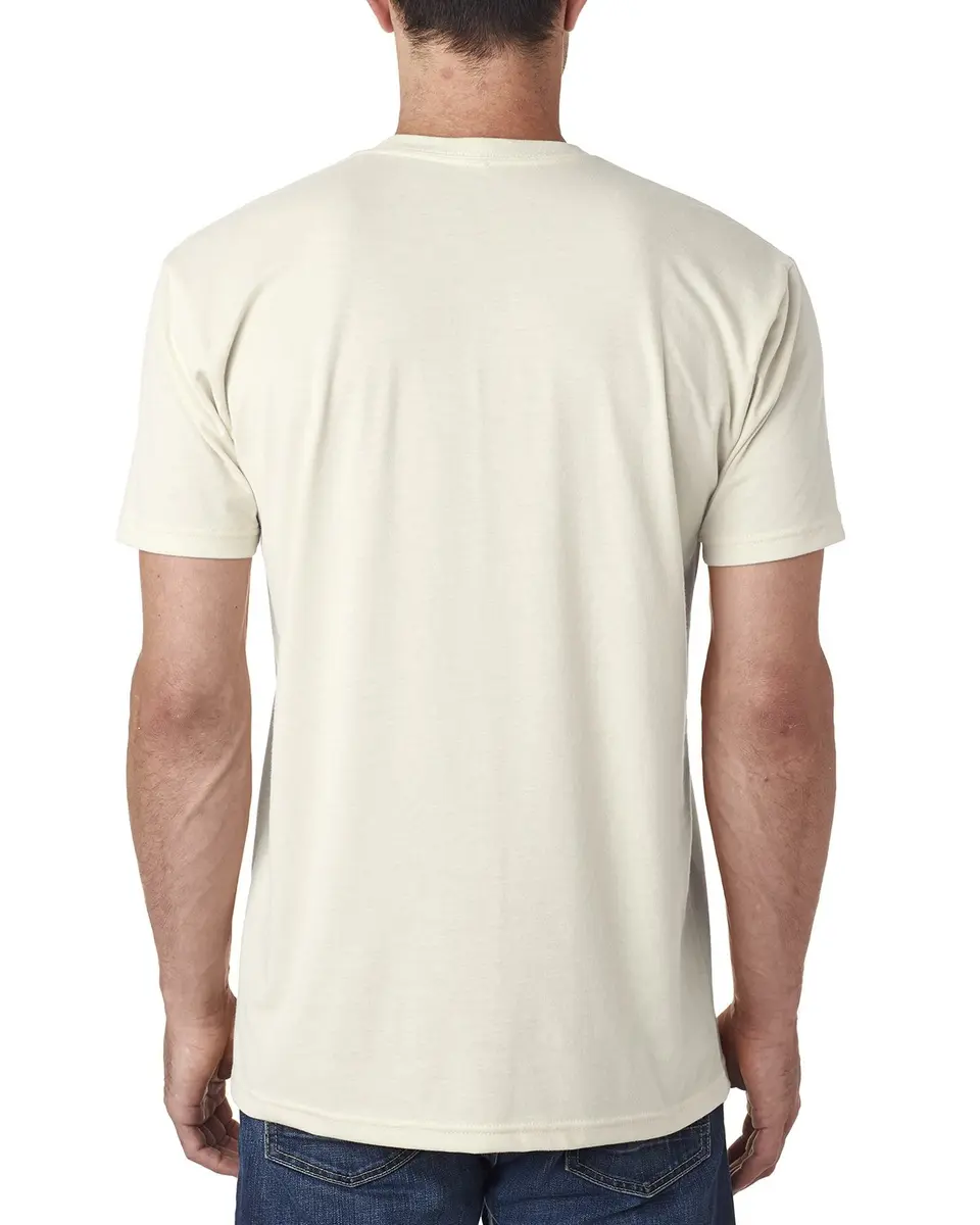 The Next Level Men's Sueded Crew XS Natural | Casual Cotton T-Shirt, Lightweight & Laundered (XS) - view 2