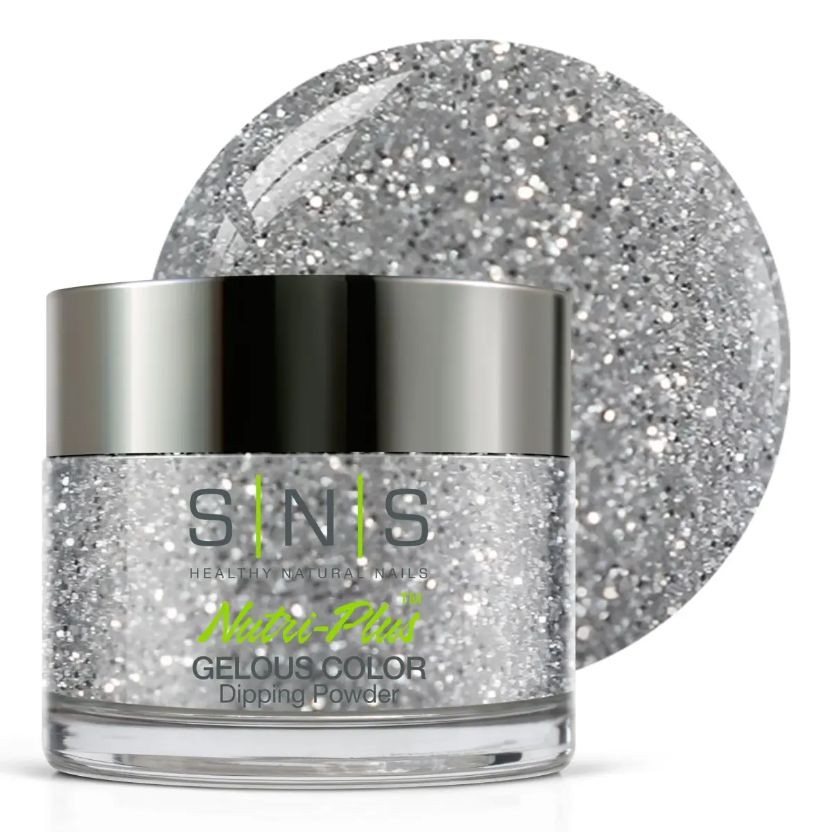 SNS Nail Dip Powder Diva Collection DC07 (1.5 oz / 44.36 ml) | Long-Lasting Glitter Manicure - main product image