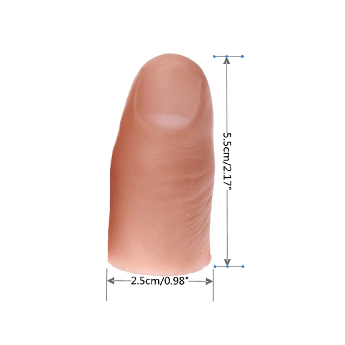dophee 5Pcs Finger Magic Trick Fake Soft Thumb Tip | Easy Close-Up Illusion for Adults & Kids - view 5