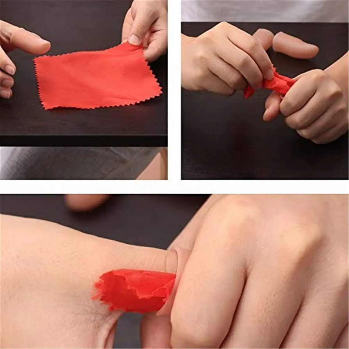 dophee 5Pcs Finger Magic Trick Fake Soft Thumb Tip | Easy Close-Up Illusion for Adults & Kids - view 2