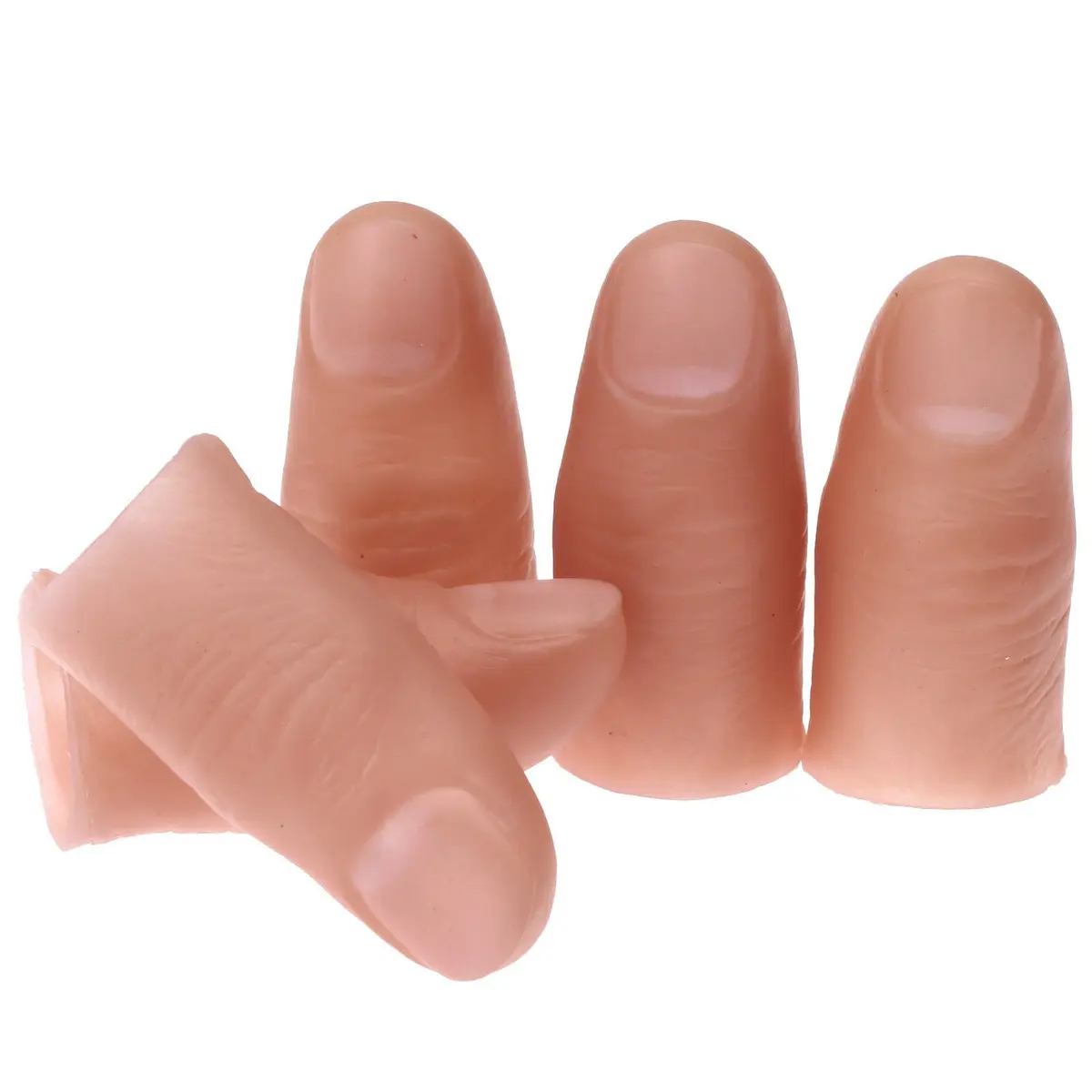 dophee 5Pcs Finger Magic Trick Fake Soft Thumb Tip | Easy Close-Up Illusion for Adults & Kids - view 4