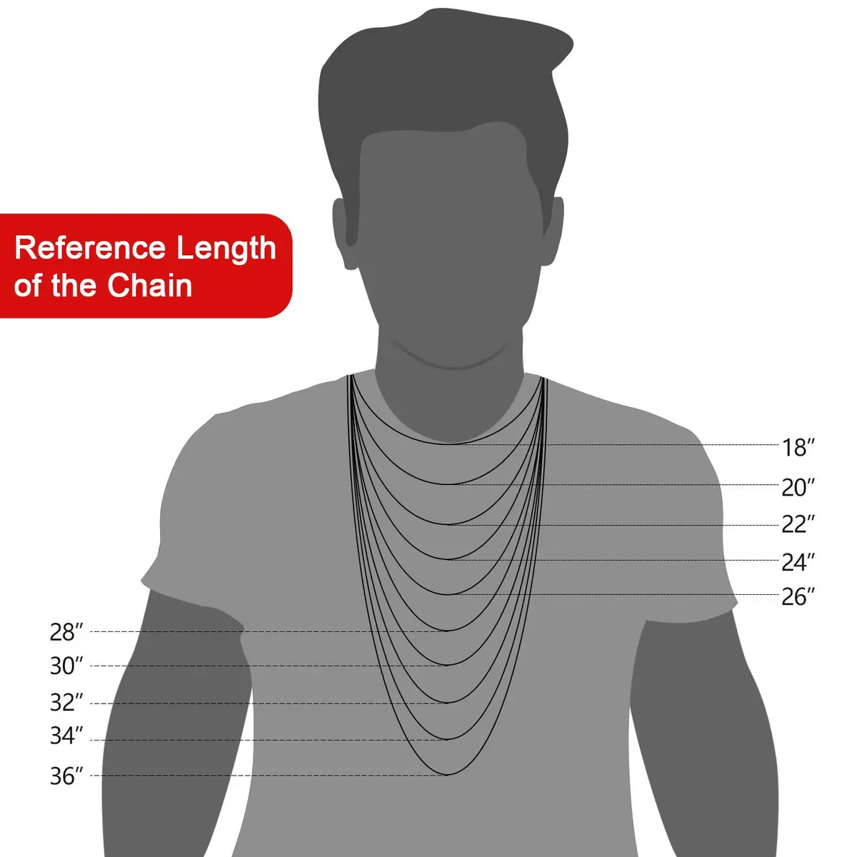 TRUSUPER 2mm Stainless Steel Chain Necklace for Men & Women, 40.64cm (16 inches) | Polished Boston Link Chain with Lobster Clasp - view 5