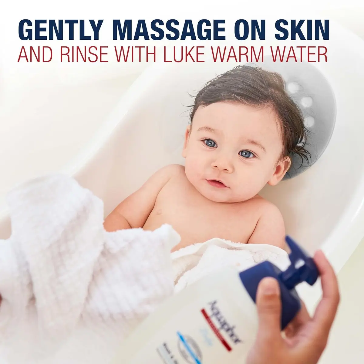 Aquaphor Baby Wash and Shampoo 500ml (16.9 fl. oz.) | Tear-Free Gentle Cleanser for Sensitive Skin - view 4