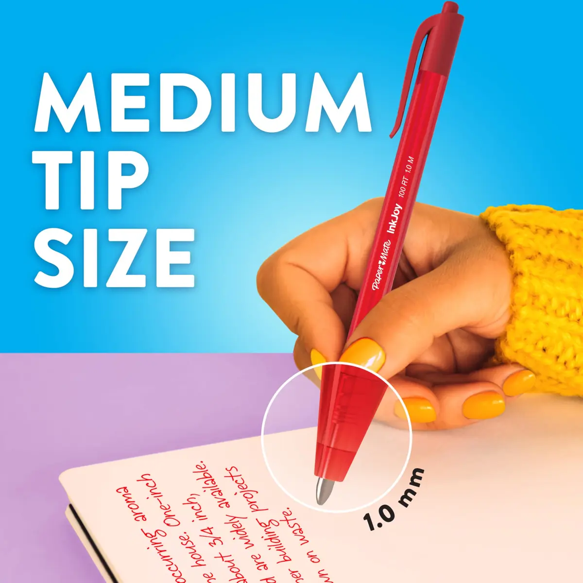 Paper Mate InkJoy 100RT Retractable Ballpoint Pens 20 Count | Smooth Black Ink for Writing & Journaling - view 6