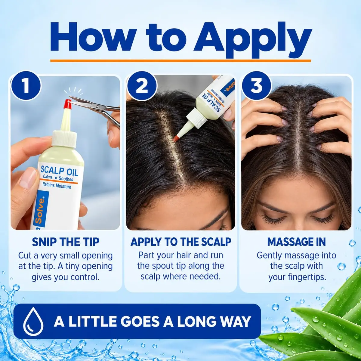 Dermasolve Scalp Oil for Dry Itchy Scalp 4 oz | Loosens Flakes & Buildup, Hypoallergenic, 2-Pack - view 7