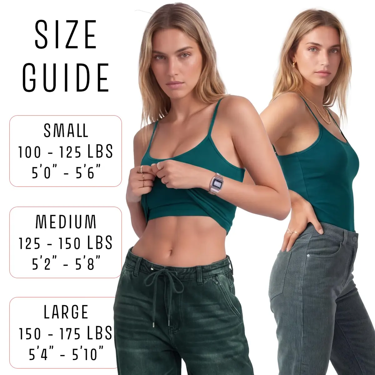 Emmalise Women Camisole Built-in Fabric Bra Wireless Support Long Torso Cami, Mocha Medium | All-Day Comfort & Support - view 6