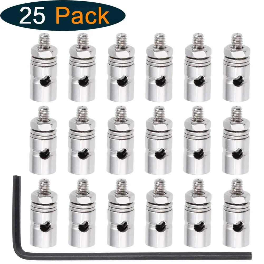 Hobbypark Silver RC Model Plane Linkage Stoppers D1.8mm Pack of 25 | Suitable for RC Airplanes - main product image