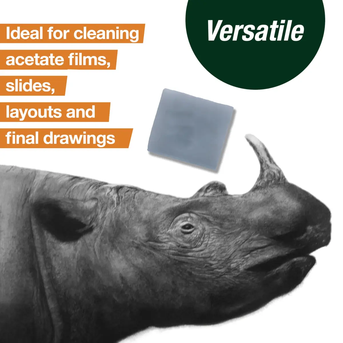 Faber-Castell Kneadable Eraser for Artists (1 Pack, Grey) | Soft & Absorbent Art Eraser - view 6