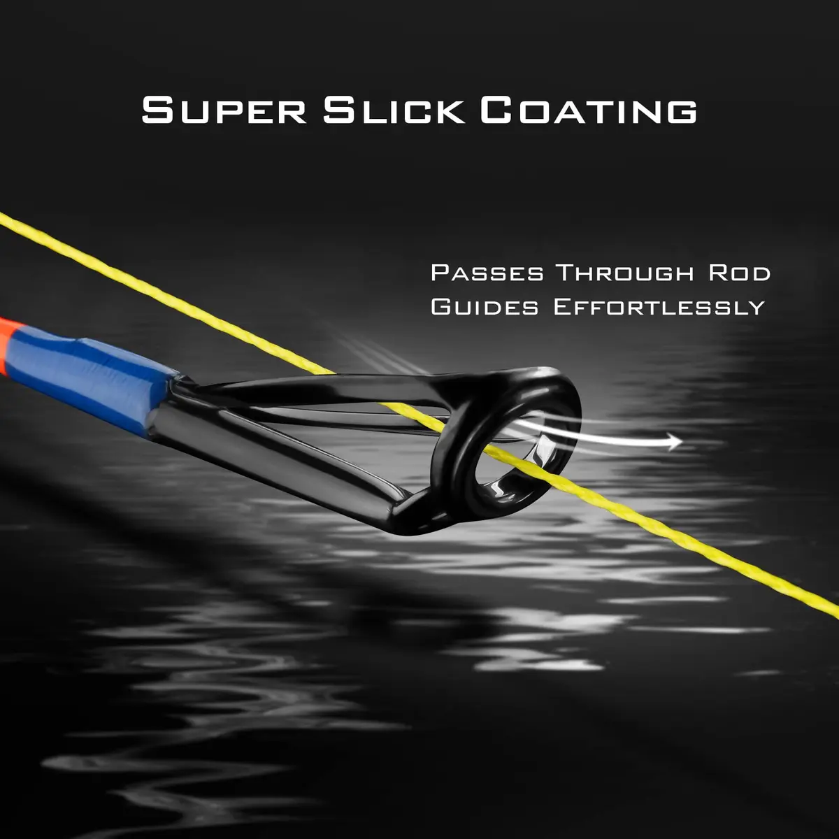 KastKing SuperPower Yellow Braid Line Series 300m (328yds) | 12LB Ultra High Sensitivity, Low Memory, Strong Knot - view 3