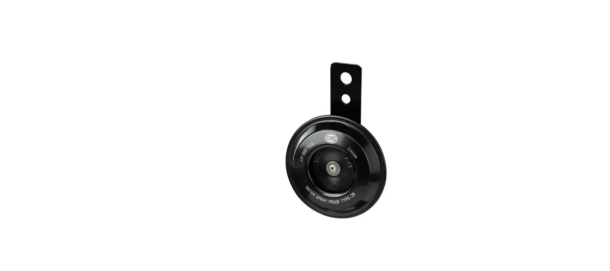 Hella 012588061 Motorcycle Series Black 12V Disc Horn | High Decibel Vehicle Horn for Bikes - view 2