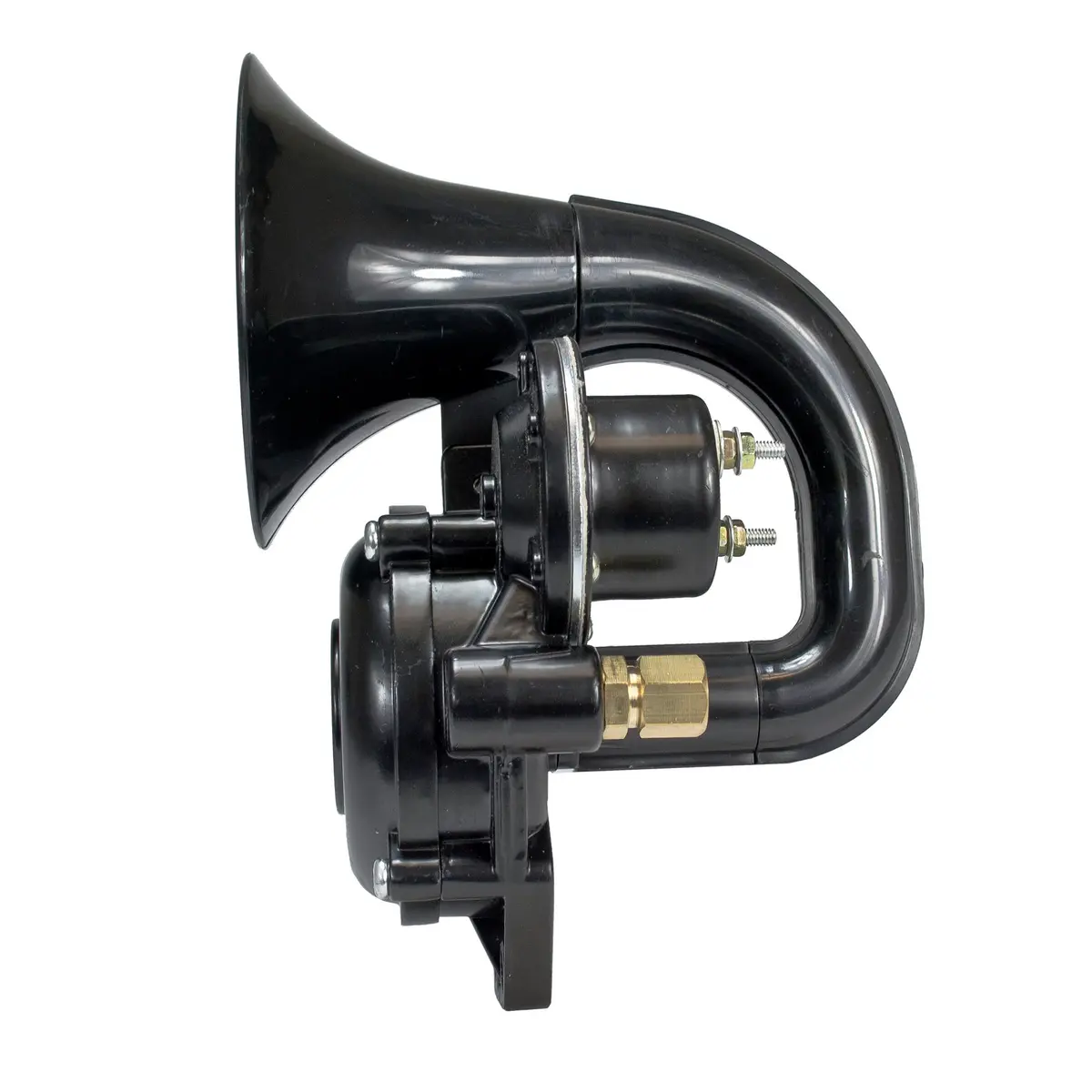 Hella Black Single Tone Air Horn 12/24V | Super Loud 115 dB(A), 120W, Compact & Reliable - view 2