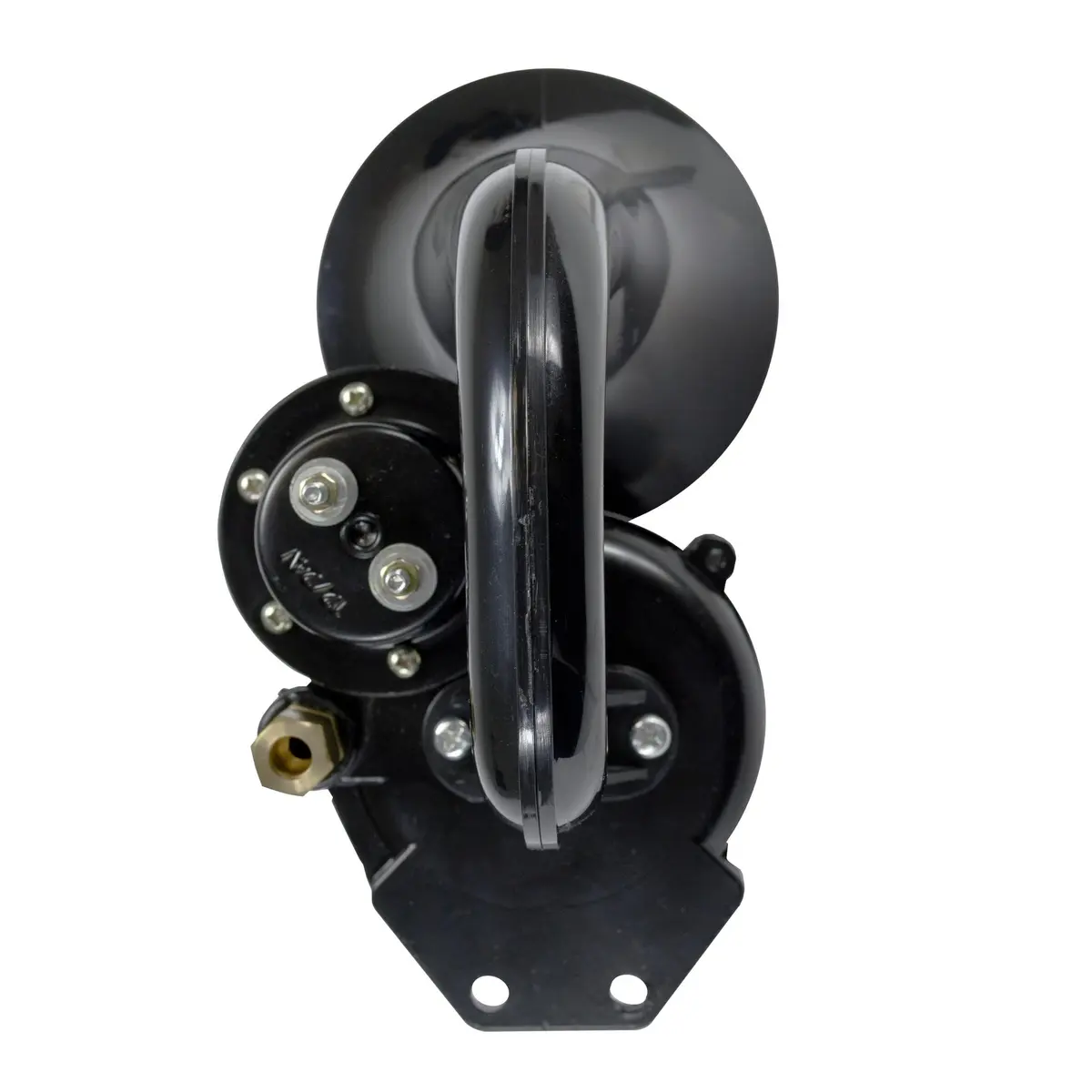 Hella Black Single Tone Air Horn 12/24V | Super Loud 115 dB(A), 120W, Compact & Reliable - view 3