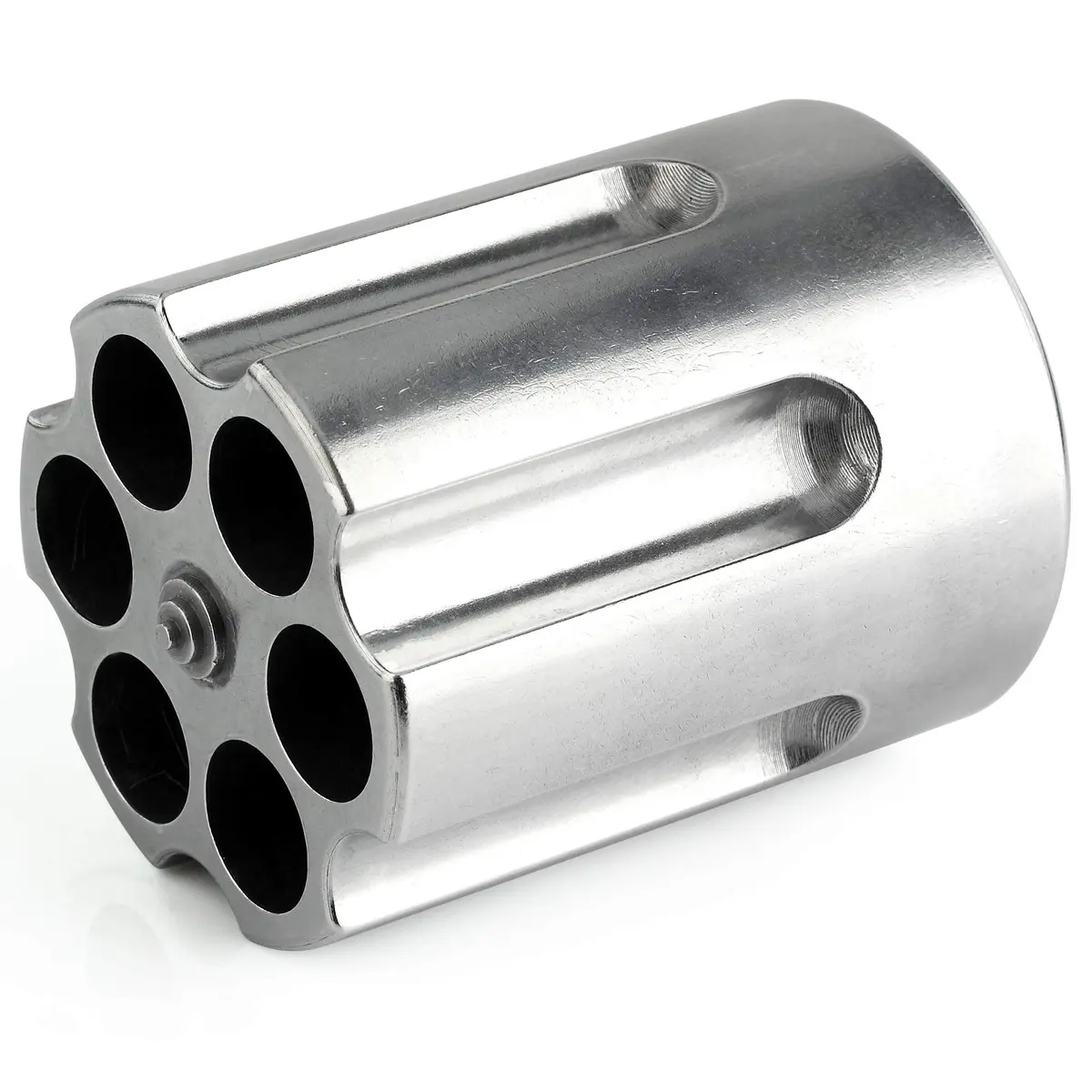 Barbuzzo Revolver Pen Holder & Paper Weight | Unique Cast Aluminum Desk Accessory for Men, Gun Decor, Vintage Office Gift - view 5