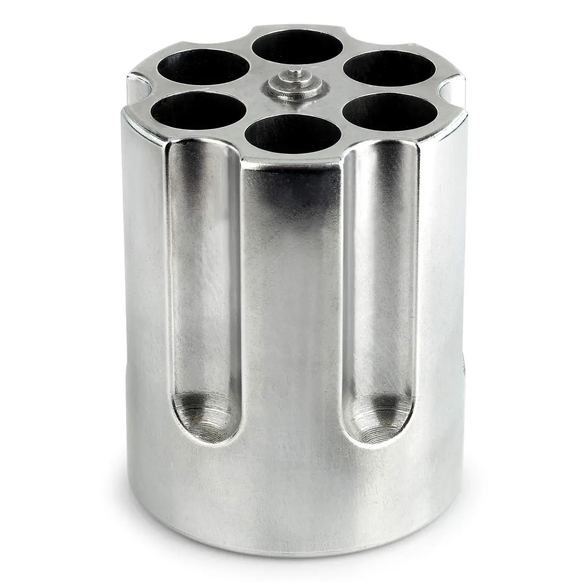 Barbuzzo Revolver Pen Holder & Paper Weight | Unique Cast Aluminum Desk Accessory for Men, Gun Decor, Vintage Office Gift - view 6