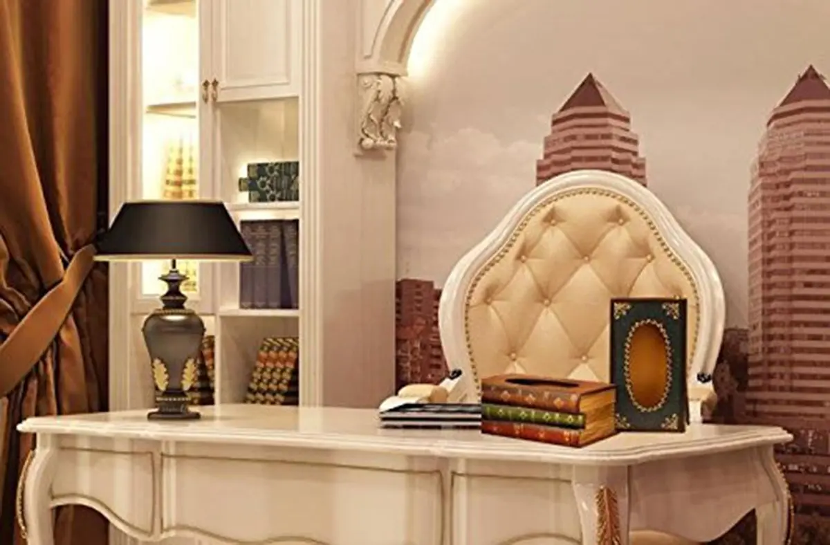 Tosnail Wooden Antique Book Tissue Holder Dispenser 10.75 x 6.5 x 4 Inches | Elegant Handmade Decor - view 8